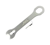 Helilyco Llave de pedalier resistente para bicicleta Campagnolo, herramienta de mantenimiento de bicicletas con pernos, 270 x 60 mm, color plateado