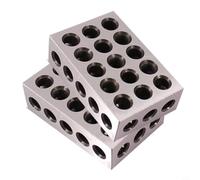Helilyco Los bloques de configuración de acero 1x2x3 emparejaron los cuadrados del maquinista del agujero de los bloques del indicador de par 23