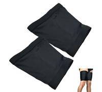 Helilyco Mangas de compresión para muslos para hombres y mujeres, soporte de pierna de elastano transpirable, levantamiento de pesas, correr, ciclismo, flujo sanguíneo mejorado