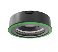 Helilyco Microscopio para iluminación LED de anillo, lámpara polarizada de brillo ajustable con refrigeración eficiente, construcción totalmente metálica, laboratorio de diámetro interior e inspección