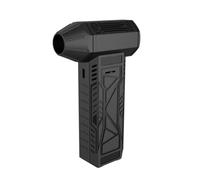 Helilyco Mini ventilador turbo con motor sin escobillas, 130000 RPM, soplador eléctrico de 150 W para ventilación ciclónica, batería de 3000 mAh, ventilador de conducto portátil, color negro