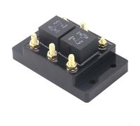 Helilyco Módulo de relé de marcha atrás delantera 12V 80A IP67 nominal RV yate para aplicaciones marinas conmutación de dirección del motor para negro