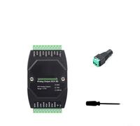 Helilyco Módulo de señal analógica industrial 8CH DC 7-36V 12-Bit RS485 para Modbus RTU con para protección e indicadores LED (A)