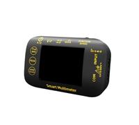 Helilyco Multímetro digital portátil de 4.5 dígitos con pantalla LCD retroiluminada de 2.8 pulgadas, cubierta de silicona completa, para autonomía y apagado automático, pruebas eléctricas