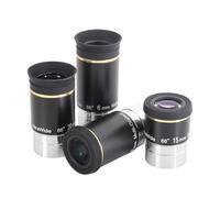 Helilyco Ocular telescópico de gran angular de 66 grados, cuerpo de metal verde multicapa para observación astronómica, 9 mm