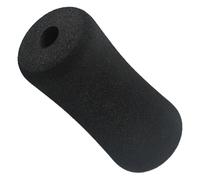 Helilyco Paquete de 2 almohadillas de espuma para pies, rodillos de extensión de piernas, alta densidad para banco de pesas de repuesto y máquinas de gimnasio, se adapta a tubos de 22 a 25 mm de