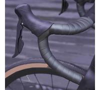 Helilyco Par de cintas para manillar de bicicleta de carretera, poliuretano antideslizante y EVA que absorbe los golpes, 2150 mm de longitud con extremos de barra, color marrón