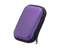 Helilyco Para ANBERNIC RG35XX Plus, R35S, RGB20S, R36S y para Miyoo para Mini Plus, bolsa de almacenamiento portátil ABS, 12°8°3 cm, negro/morado/blanco