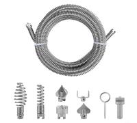 Helilyco Para el acero de alta resistencia de la herramienta espiral de la limpieza eléctrica del tubo con la operación flexible para hacer frente a los bloqueos profundos (C)