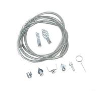 Helilyco Para el acero de alta resistencia de la herramienta espiral de la limpieza eléctrica del tubo con la operación flexible para hacer frente a los bloqueos profundos (A)