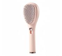 Helilyco Peine de masaje retráctil portátil, cepillo antiestático para el cabello, reducción del encrespamiento y estimulación del cuero cabelludo, diseño fácil de limpiar para todo tipo de cabello