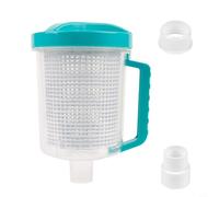 Helilyco Piscina transparente de PVC para trampa de hojas para reemplazo compatible con R211084 W560 W530 para Zodiac W26705 con tapa fácil de abrir y cesta de gran tamaño filtración eficiente, blanco