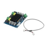 Helilyco Placa amplificadora de potencia estéreo digital de 120 × 2 W con volumen ajustable, módulo de amplificación de audio clase D compatible con chip TPA3116D2, CC 12-26 V doble canal para
