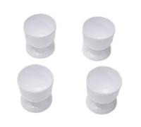 Helilyco Plástico para hueveras duras o para huevos hervidos, paquete de 4 u 8 unidades, soporte para servir desayuno de cocina, apto para lavavajillas, 4 unidades