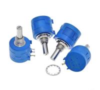 Helilyco Potenciómetro de alambre enrollado de 10 vueltas, 3590S 2W Módulos industriales de resistencia variable para plataformas experimentales de fuentes de alimentación, 14 pulgadas (1k)