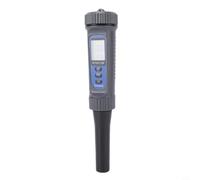 Helilyco Probador de pH de alimentos, probador de temperatura de conductividad de pH 4 en 1 para pruebas de alimentos de múltiples parámetros, incluyendo lecturas de conductividad y temperatura