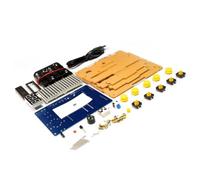 Helilyco Retro DIY - Kit electrónico clásico 51 para consola de juegos de un solo chip con concha, Pixel para diseño artístico, aprende a programar, incluye juegos de carreras de serpientes