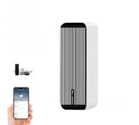 Helilyco Sensor de agua de lluvia Zigbee 3.0 con detección de nivel de agua, IP66 impermeable, para aplicación Tuya/Life, funciona con pilas AAA (7.3 x 4.2 x 2.8 cm)