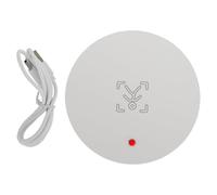 Helilyco Sensor de presencia humana Tuya para Zigbee 24 GHz mmWave Detector de movimiento estático para automatización del hogar, enlace de luz, ABS blanco