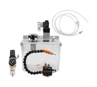 Helilyco Sistema de pulverización de lubricación, pulverizador de niebla de aceite de 3 L para tubería de aire, taladro de fresado de torno CNC, pulverizador de refrigeración totalmente sellado, con