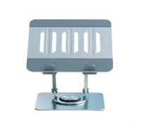Helilyco Soporte giratorio de carbono resistente para laptop, elevador de altura ajustable para MacBook Pro para Dell para HP Gaming Work desde casa (A66 plateado giratorio)