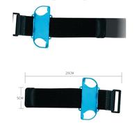 Helilyco Switch Dance - Juego de 2 pulseras con sensor de movimiento ABS Just Dance 2025 Zumba Burn It Up para Ring Adventure, accesorio ajustable para juegos de fitness para adultos, rojo y azul