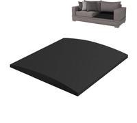 Helilyco Tabla de soporte de esponja para sofá de alta densidad, 20 x 20 x 2 pulgadas, inserto de espuma resistente para evitar caídas y mayor comodidad de asiento (negro/blanco/azul)