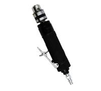 Helilyco Taladro neumático recto de 2500 RPM con abrazadera de 3/8 pulgadas para perforación de metal y plástico, para destornillador de punta de afilado, cepillo de acero