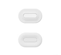 Helilyco Taladro - Soporte magnético para control remoto de pared, para control de ventilador de TV de silicona suave para carrito con imanes fuertes N52, blanco y negro, 2 unidades (blanco)