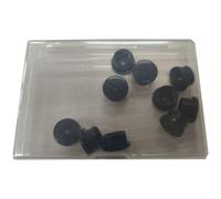 Helilyco Tapa de rosca de plástico M10 Riddell Speedflex, cubierta de tuerca de válvula de vejiga, equipo deportivo, paquete de 10