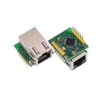 Helilyco W5500 Módulo Ethernet TCP/IP 3.3V SPI Interfaz 80MHz PCB compacto de alta velocidad compatible con Wiz820io y USR-ES1 para proyectos Arduino