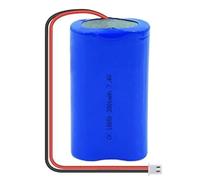 HELINAZI Batería Recargable 18650, batería de Iones de Litio de 7,4 V y 3800mAh para Banco de energía de Linterna con Enchufe de PH2.0-2P