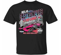 Helio Castroneves Wins The 2021 Indy 500 4 Time Indy 500 Winner - Camiseta para hombre, Negro, M