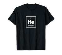 Helio - He- Tabla Periódica los Elementos - Regalos Científicos Camiseta