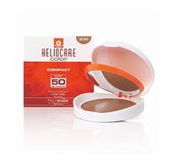 Heliocare Color Compacto Oil-Free SPF 50 - Fotoprotección Avanzada con Color, Antioxidante, Formato Compacto, Acabado Mate, para Pieles Mixtas o Grasas, Brown, 10gr