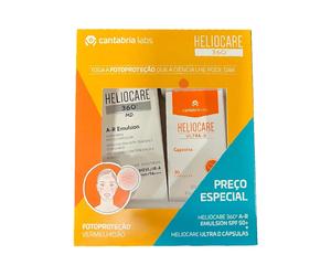 Heliocare Ultra D 30 cápsulas y Heliocare 360º MD AR Emulsion SPF50+ Coffret