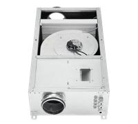 Helios ALB EC 125 EH EH Caja de aire exterior - con regulador de calefacción eléctrica y filtro de aire - monofásico 230V - 06808