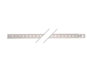 Helios de Preisser 0460227 flexible acero escala inoxidable, graduación: B, 300 x 30 x 1 mm