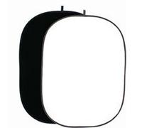 Helios Fondo plegable, 2 caras Blanco/negro