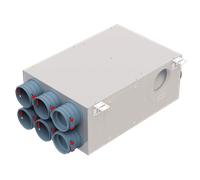 Helios FRS-KVK 6- 75/125 L Colector de distribución combinado 6x DN75, 2x DN100, 2x DN125 - 03873