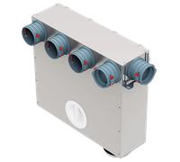 Helios FRS-MVK 4+1-75/125 - Colector Múltiple, 5 x DN 75, 2 x DN 125 - 03843