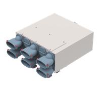 Helios FRS-VK 10-51/160 - Caja de distribución 10 x Oval 51, 1 x DN 160 - 03849