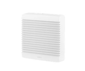 Helios GVK 200 Compuerta de cierre automática - para aire de impulsión y extracción con rejilla deflectora, blanco - 00370