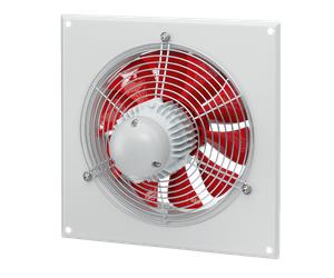 Helios HQD 400/4/4 Ventilador axial - Trifásico, de 2 velocidades Estrella/Triángulo, con rejilla - 01465