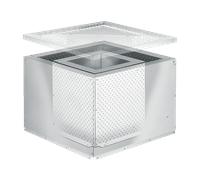 Helios HSDV 315 Atenuador acústico tipo campana - con salida de aire vertical - 07476