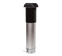 Helios IP-DHS 125 - Pasatechos negro para tubo IP DN 125 - 03541