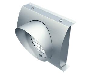 Helios IP-FBF 160 B - ISOPIPE - Embellecedor de fachada para aire de extracción DN 160 - 02902
