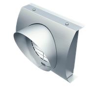 Helios IP-FBF 160 - ISOPIPE-Rejilla de fachada para aire de extracción DN 160 - 03128