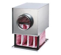 Helios LFBR 100 F7 - Caja de filtro de aire F7 para tubo DN 100 mm - 08530