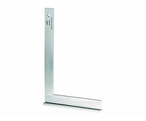 Helios-Preisser - Escuadra para carpintería con tope, galvanizada, Plateado, 0374420